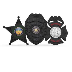 Custom American Made Police, Fire Badges & Insignia by V.H. Blackinton and  Smith & Warren