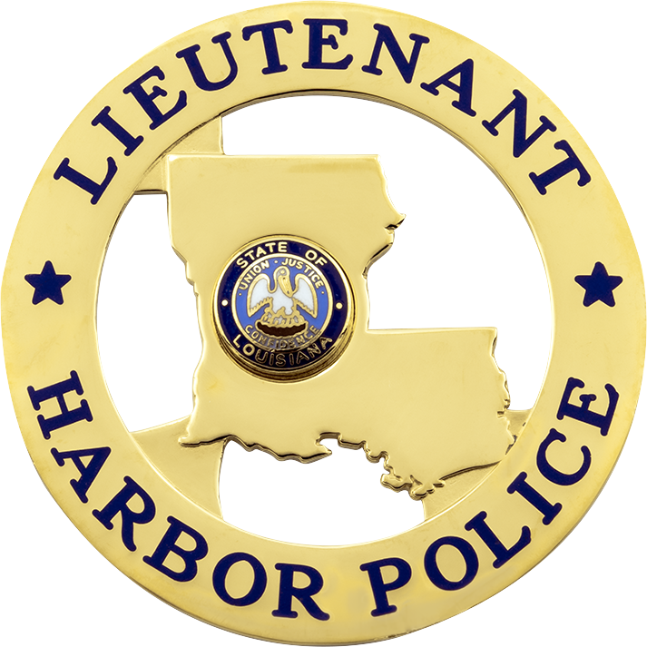 Smith & Warren S506 Louisiana State Cutout Badge